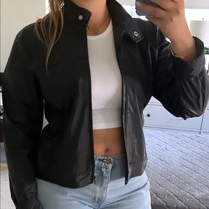 Faux Leather Jacket